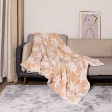 And Winter Double Layer Soft Cotton Wool Christmas Snowflake Lamb Fleece Blanket Home Sofa Bedroom Blanket, Christmas Tapestries