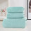 Σετ πετσετών Zeceouar Soft Linen 3 τεμαχίων - 1 μπάνιο, 1 χέρι, 1 πετσέτα - Εξαιρετικά 2