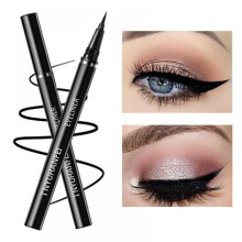 2 Packs Waterproof Liquid Eyeliner Long Lasting&Smudgeproof Eye Liner Precise Eyeliner Pen for All Day with Slim Tip, Black