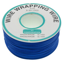 jixopn250M30AWG Enkeltkernet PCB-jumperledning, Fortinnet kobber massivt kabel B-30-1000, Isoleret elektronisk leder til elektronisk test