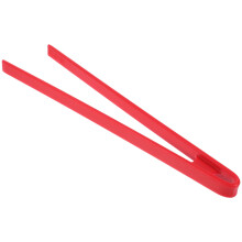 Voedselklem, kooktang, grilltang, pastaklem, buffetklem, broodklem, keukengereedschap, silicagel, rood