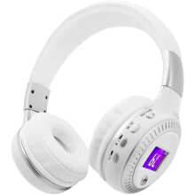 Słuchawki nauszne Bluetooth LINLIN, bezprzewodowe, składane, z mikrofonem, radiem FM, kartą TF, wejściem AUX, kompatybilne z komputerami,