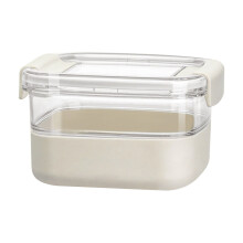 Bocal de conservation Kayannuo 630 ml en plastique transparent de qualité alimentaire, idéal pour les produits secs, les en-cas, le thé, les