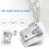 Hi.FANCY Wall Mounted Stand Bracket Bathroom Handheld Shower Sprayer Holder Adjustable 8