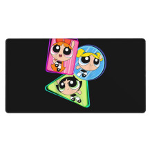 A Powerpuff Girls egérpad csúszásgátló gumi egérpad szőnyeg játékhoz, irodához, laptophoz, egérpadhoz, 15,8x29,5 hüvelykes