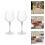Bicchiere da vino rosso in plastica creativa (2 pezzi) 2