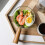 Ceramic Cookware Set with Wooden Handle and Pour Spouts 5