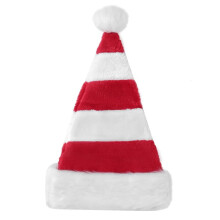 Chapeaux de Père Noël rayés, longs chapeaux de Noël en feutre pour les fêtes de Noël et du Nouvel An, décorations de cosplay classiques