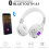 Ακουστικά Bluetooth LINLIN Over Ear, Ασύρματα πτυσσόμενα ακουστικά με μικρόφωνο, FM, κάρτα TF, 7