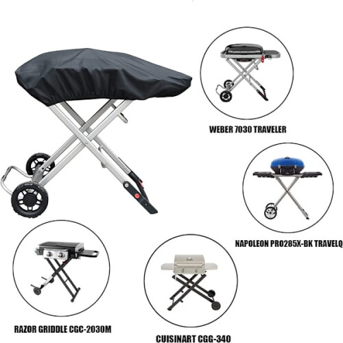 Κάλυμμα για φορητή ψησταριά αερίου Weber Traveler 90 (100*47*25cm) 1