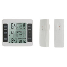 LCD digitale thermometer hygrometer voor binnen en buiten, temperatuur- en vochtigheidsmeter, temperatuur- en vochtigheidssensor, B