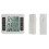 Termômetro e Higrômetro Digital LCD para Ambientes Internos e Externos com Sensor de Temperatura e Umidade, B 1