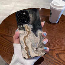 Phone Case Applicable FOR Splash Ink Painting compatible with Apple 14Pro/13promax/compatible with iPhone11 Mobile Phone Soft Case Xsmax Anti-drop 12
