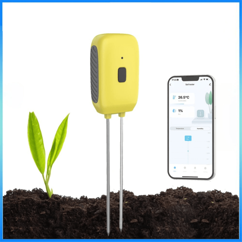 Tuya Έξυπνος Bluetooth Εδαφομετρητής Θερμοκρασίας, Υγρασίας, Αδιάβροχος 2