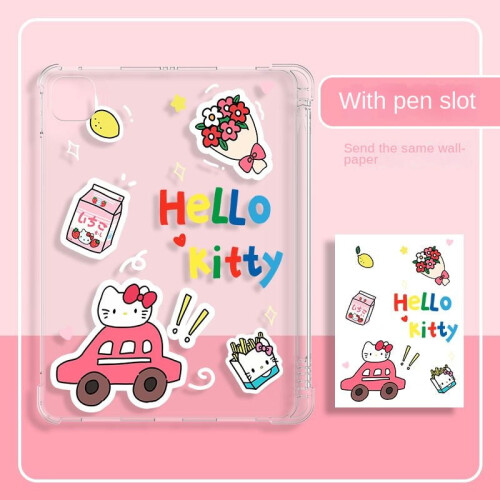 ipadair5 προστατευτικό κάλυμμα Pro11Hello Kitty Mini6χαριτωμένα κινούμενα σχέδια10.2στυλ