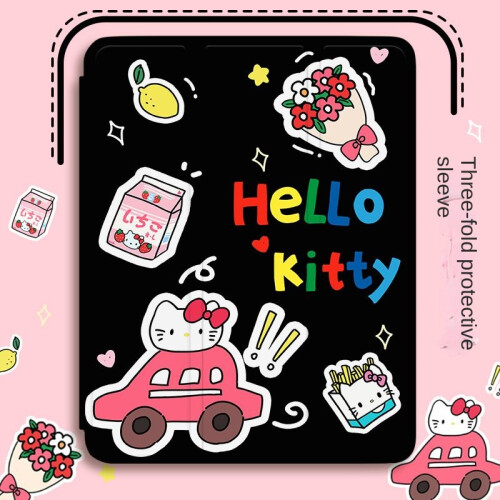 ipadair5 προστατευτικό κάλυμμα Pro11Hello Kitty Mini6χαριτωμένα κινούμενα σχέδια10.2στυλ 2
