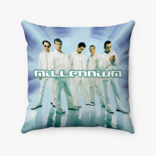 Taie d'oreiller personnalisée AIVO Backstreet Boys Millennium, compatible avec un coussin de 40 x 40 cm, housse carrée personnalisée en polyester