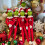 Χριστουγεννιάτικη διακόσμηση Grinch, στολίδια Grinch, χριστουγεννιάτικο μενταγιόν με 3