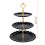 Βάση για Cupcakes Kayannuo3Tier, Πλαστικός δίσκος επιδορπίων τύπου πύργου συμβατός με 2