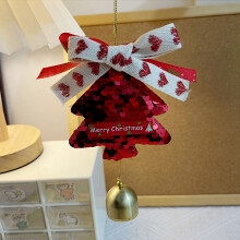 23-teiliges Mini-Weihnachtsset mit vier Türen, kompatibel mit Puppenhäusern, Mini-Weihnachtstüren zum Öffnen, Szenenrequisiten, Modell- und