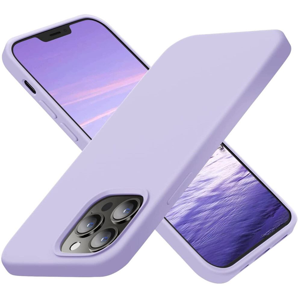 Cordking Designed For Compatible With Iphone 13 Pro Case, Ultra Slim Shockproof Silicone Case With Soft Anti-Scratch Lining, 6.1", Clove Purple 9423501334749
