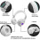 Ακουστικά Bluetooth LINLIN Over Ear, Ασύρματα πτυσσόμενα ακουστικά με μικρόφωνο, FM, κάρτα TF, 5