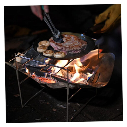 Φορητή ψησταριά εξωτερικού χώρου BBQ, φωτιά κάμπινγκ, ξυλόσομπα από ανοξείδωτο