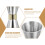 Multi-purpose Stainless Steel Jigger Cup Ounce Measuring Cup Cocktail Jigger 6