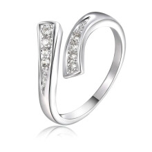 RSAMD Fashion zilveren Zircon Lady Cute925 trouwring met kristallen bedeltjes uit Oostenrijk