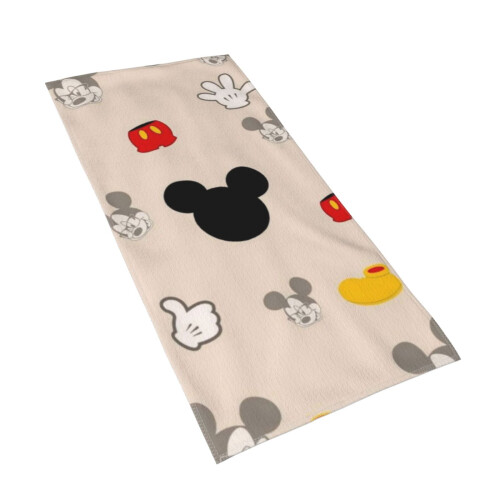 Πετσέτες χειρός Mickey Mouse για μπάνιο, πετσέτα μπάνιου/προσώπου, μαλακές, 2