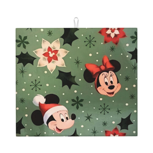 Πατάκι στεγνώματος πιάτων Mickey Mouse για πάγκο κουζίνας, πατάκι πιάτων από