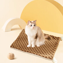 Tapis de couchage plat pour chien avec fond antidérapant, lavable en machine, pour cage ou niche pour chien, 50 x 70 cm (19,68 x 27,55 pouces).