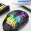 3600 DPI 650 mAh Tri-Modus-Maus 128x77x40 Schwarz 6