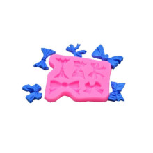 Bow Silicone Mold Dessert Mold Christmas Holiday Birthday Wedding Party DIY Gift Making Molds for Cake Chocolate Fondant Cookie