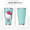 Ποτήρι αυτοκινήτου Hello Kitty 20oz με μόνωση και καπάκι από καλαμάκι, διατηρεί τα ποτά 3