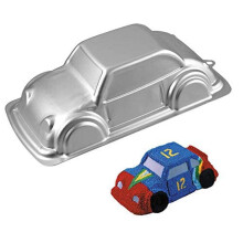 Moule à gâteau en aluminium en forme de voiture 3D, moule à gâteau d'anniversaire à faire soi-même, accessoires de cuisine