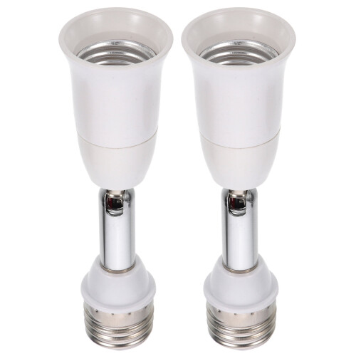 2 rallonges de douille d'ampoule flexibles, adaptateurs pour douille d'ampoule (E27-E27) 1