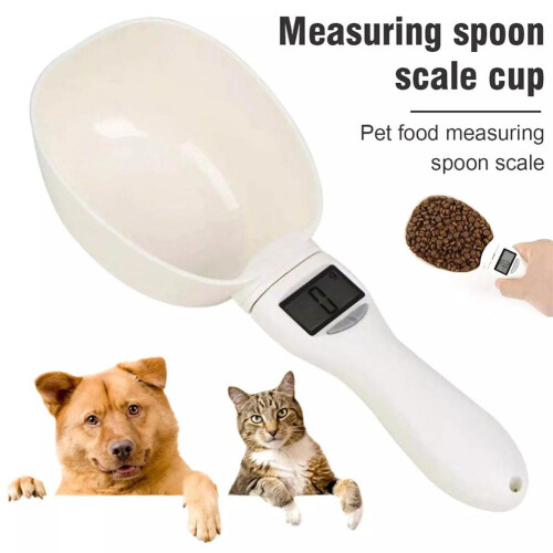 Cuillère doseuse pour aliments pour chats et chiens avec écran LCD. Q6T3 2