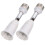 2 rallonges de douille d'ampoule flexibles, adaptateurs pour douille d'ampoule (E27-E27) 8