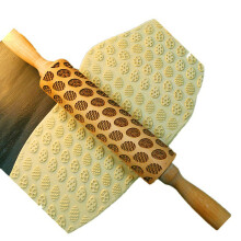 Rodillo de impresión de huevos de Pascua Winysin, rodillo para repujado, galletas de azúcar dobles, galletas para martillar.