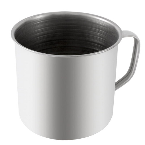 Rustfrit stål kaffe- og tekrus - Camping/rejse - 8,5 cm