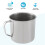 Rustfrit stål kaffe- og tekrus - Camping/rejse - 8,5 cm 4