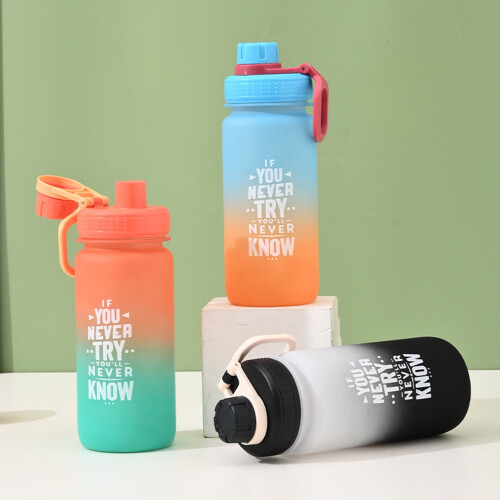 Hariumiu600ML Μπουκάλι Νερού με Διαβάθμιση Χρώματος Μπουκάλι Ποτού με Στεγανή Σφραγίδα 1