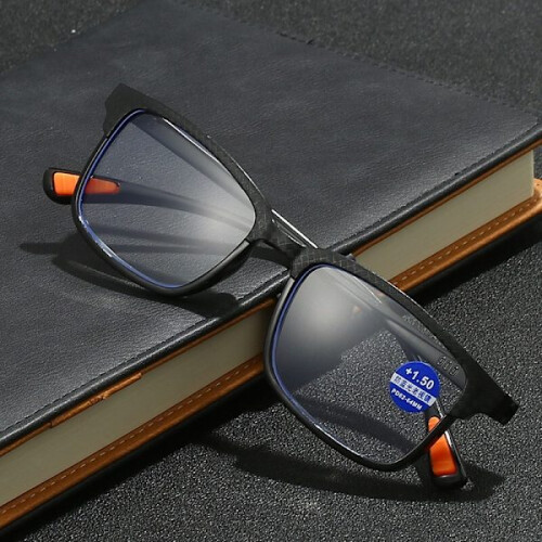 Lunettes de lecture unisexes TR90 Gris +3,75 2