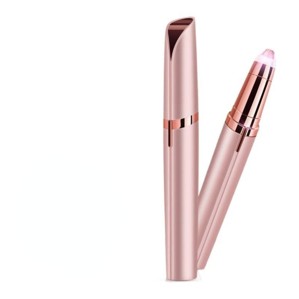 Electric Eyebrow Trimmer with 360 Arc Blade and Micromagnetic Hair Capture for Women