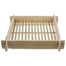 Colador de plato japonés para fideos fríos, bandeja decorativa de bambú para mesa de comedor.