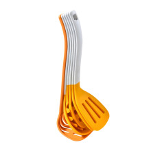 Conjunto de 6 utensílios de silicone para cozinha Zeceouar - Antirriscos, antiaderentes e fáceis de segurar - Compatíveis com todos os tipos de