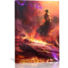 Affiche anime ASPORIC Gear5 Luffy, impression HD sur toile, décoration murale pour salon, chambre ou bureau, sans cadre, 45,7 x 38,1 cm