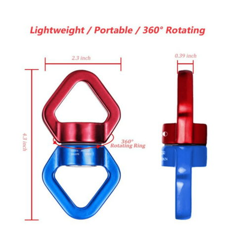 Outdoor Rock Climbing Rotating Universal Ring Hammock Rotating Ring 2