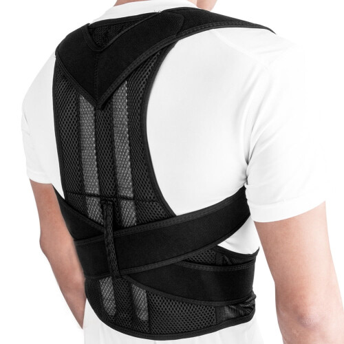 Διορθωτής Στάσης Πλάτης Yirtree, Unisex, Μέγεθος M/L/XL, Αναπνεύσιμο Διχτυωτό Ύφασμα 2